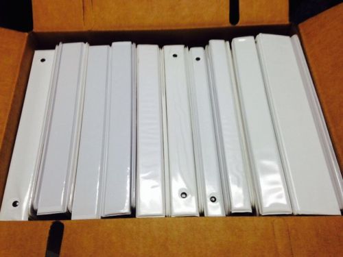 Box Of 20 White Binders Mixed Sizes For Home, School Or Office Use