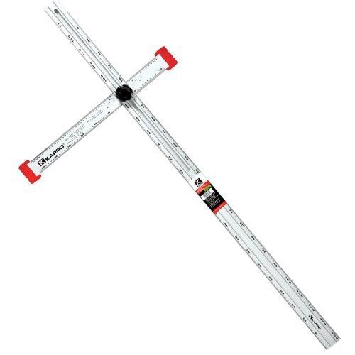 Kapro 317-48-A Aluminum Adjustable Drywall Layout and Marking T-Square, 48&#034;