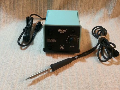 Weller WES51 Soldering Station System with iron only TESTED WORKING