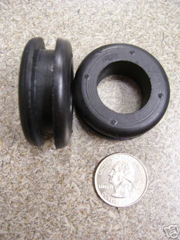 One dozen rubber grommets 1 5/8&#034; od with 7/8&#034; id (new) for sale
