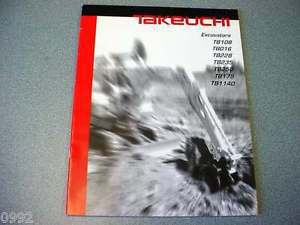 Takeuchi Excavators Brochure