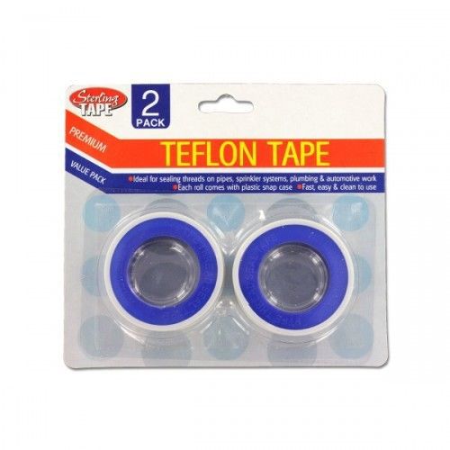 Wholesale Lot of 24 Units Teflon Tape 2 per Pack Great for Plumbing New