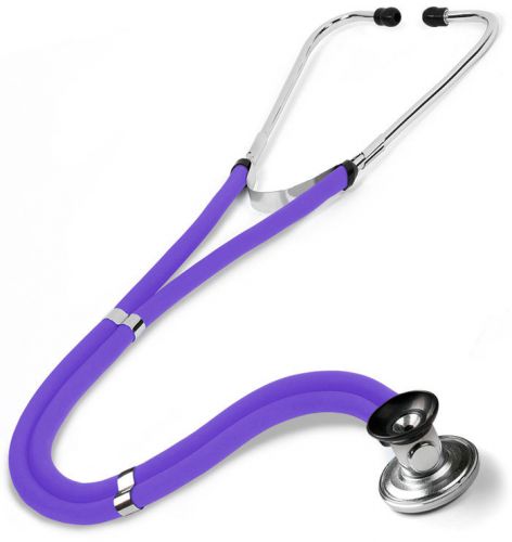 Stethoscope sprague rappaport purple dual tube 122 prestige medical 30&#034; new for sale