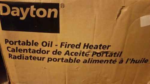 New dayton oil fired torpedo heater  10 gal. for sale