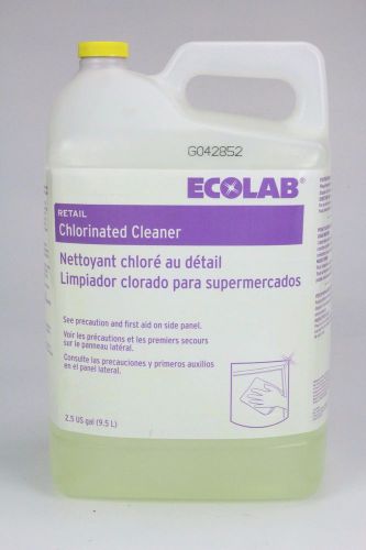 New Ecolab - 1111901 -  Retail Chlorinated Cleaner Degreaser - 2.5 Gallons