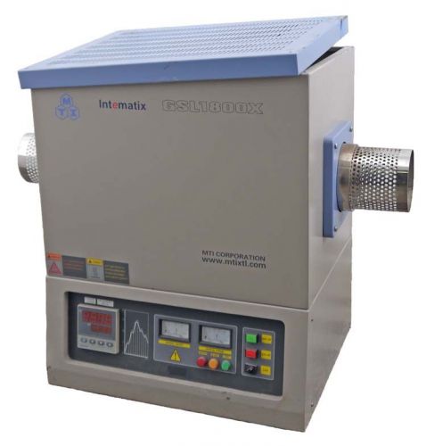Mti gsl1800x industrial temp control heavy-duty 1800°c vacuum tube furnace for sale