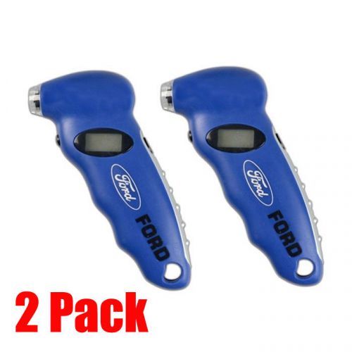 New 2 pack ford lcd tire digital psi air pressure gauge for car motorcycle bikes for sale