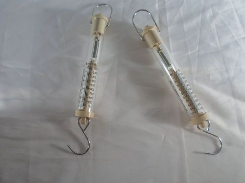 Lot of 2 Spring Scale 10 Newtons/1KG  Lab Science Home School Teachers