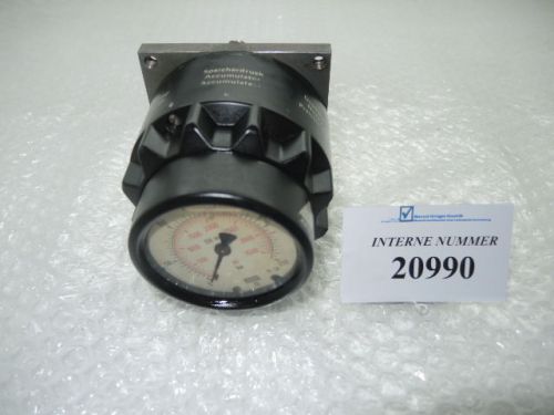 Pressure gauge assembly SN. 32.749, WIKA up to 250 bar, Arburg used spare parts