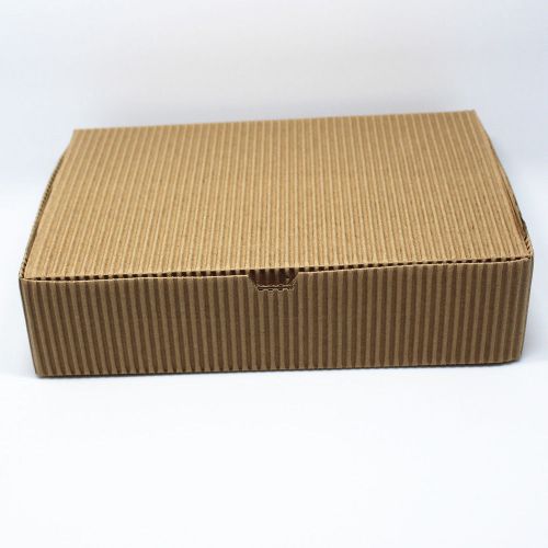 Brown Corrugated Paper Box Wedding Favor Gift Craft Packaging Baby Shower Boxes
