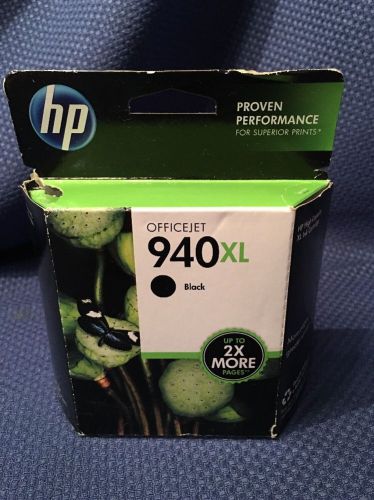 HP 940XL High Yield Black OEM Ink Cartridge (C4906AN) - Exp May 2015 Free Ship