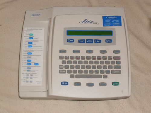 Burdick Atria 3100 EKG Machine - in EXC Working/Cosmetic Condition!