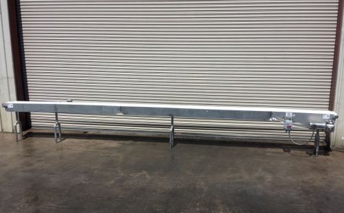 2012 kofab 8.5” x 25’ long ss food conveyor, bottle conveying for sale