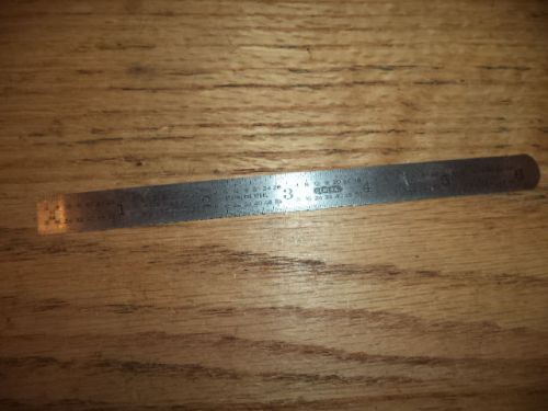 Vintage General No. 300 Flex Precision Ruler, 6&#034;, Machinist Tool, FREE SHIPPING
