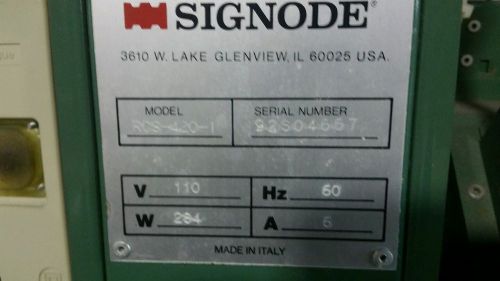 Signode 420-1 Semi auto case sealer tape machine