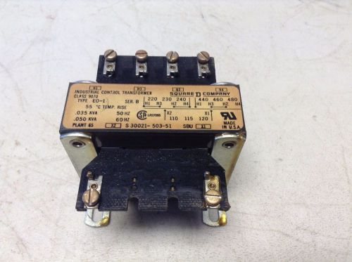 Square d 9070 eo-1 0.050 kva single phase transformer eo1 9070eo-1 for sale