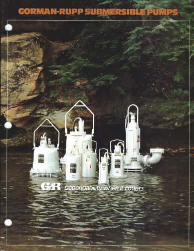 Equipment Brochure - Gorman-Rupp - Submersible Pumps - c1984 (E3040)