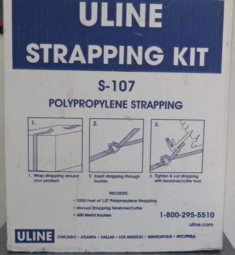 ULINE STRAPPING KIT S-107 POLYPROPYLENE STRAPPING KIT