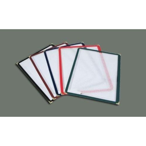 Winco Single Menu Cover, 8.5-Inch x 5.5-Inch, Black