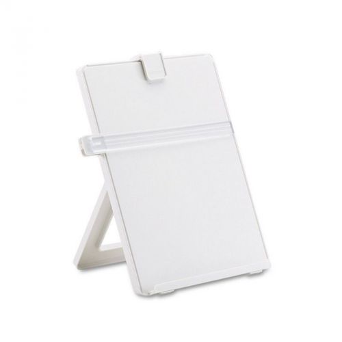Fellowes 21103 Non-Magnetic Letter-Size Desktop Copyholder- Plastic- Platinum