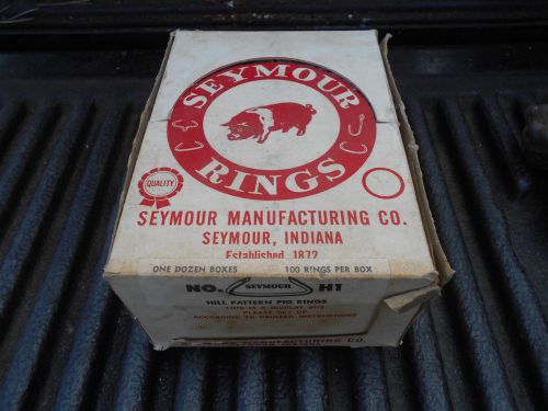 Complete NOS Case of Seymour Hog Rings   ( 12 boxes )