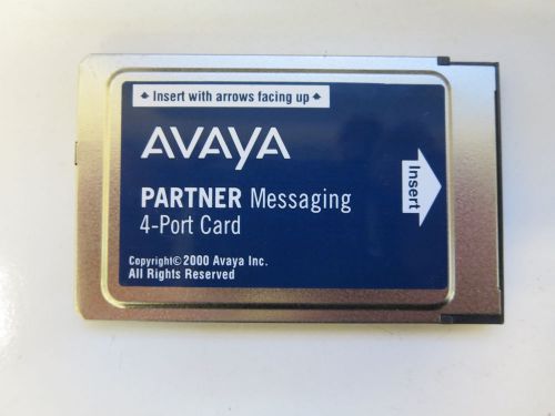 Avaya 4 Port Voicemail Messaging Card for Partner ACS Phone System -REFURBISHED