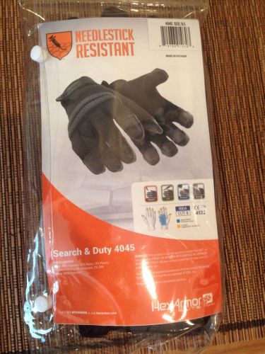 HexArmor Needlestick Resistant Gloves search and duty 4045