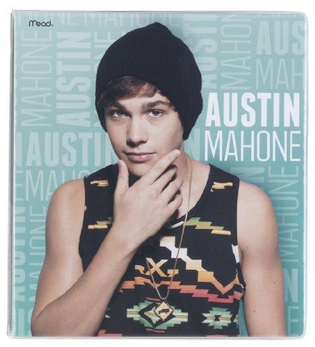Mead Austin Mahone 3-Ring Binder, 1-Inch Capacity, 10.5 x 11.5 x 1.62 Inches,