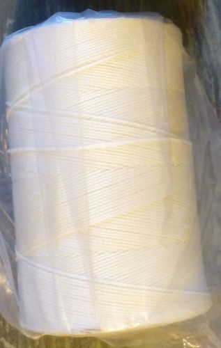 White nylon lacing tape alpha wire lc114 8 oz spoos lc-114 lacing cord ######### for sale