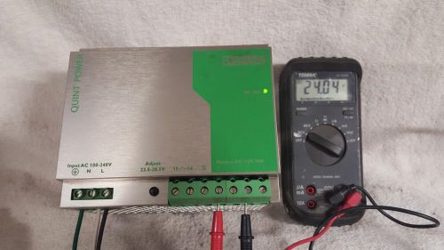PHOENIX CONTACT QUINT-PS-100-240AC/24DC/20A POWER SUPPLY USED