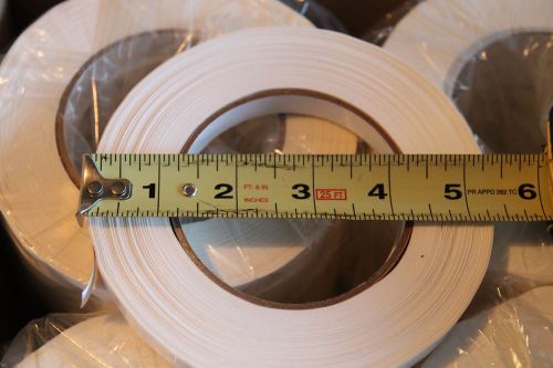 3 rolls 1/2&#034; x  120 yards poly strapping tape white color 12mm x 110m strong for sale