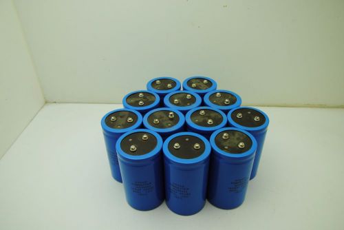 Lot of 12 sprague powerlytic capacitors 36dx9483, 1800 uf 450 vdc +85°c for sale