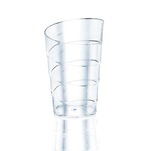 SPYRO DISPOSABLE DESSERT CUPS - PLASTIC SHOT GLASS FOR APPETIZER/HORS D&#039;OUEVRES