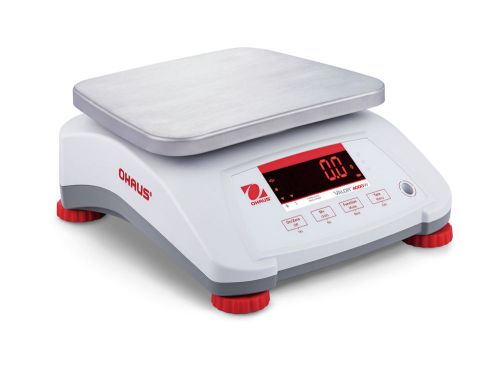 Ohaus valor v41pwe15t 15kg 2g water resistant compact food scale 2yrwrrnty ntep for sale