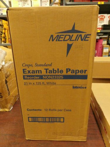 MedLine Exam Table Paper NON23325 21inx125ft White 12 Rolls in Box