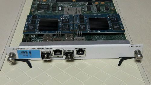 Spirent SmartBits LAN-3320A SmartMetrics XD2-Port GigabitEthernet Tested,Working