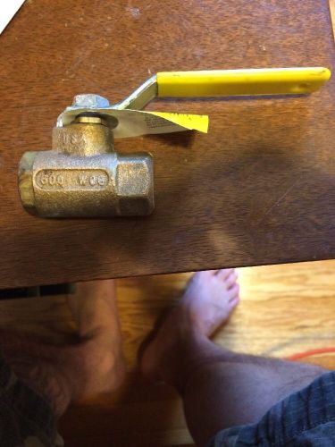 1/4 inch brass ball valve 2 female ends both threaded for sale