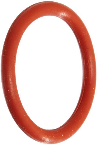 211 Silicone O-Ring, 70A Durometer, Red, 13/16&#034; ID, 1-1/16&#034; OD, 1/8&#034; Width (Pack