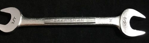 Craftsman V Series Open Wrench 9/16 1/2 N Tool Made in USA 6 Inch Length
