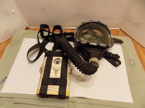 Scott aviation gas mask with scott aviation permissible canister for sale