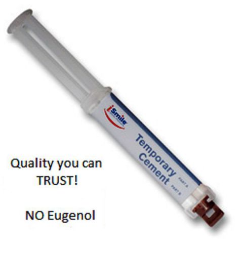 Quality iSmile Temporary Cement - Eugenol-Free Automix dual barrel cartridge 6gm