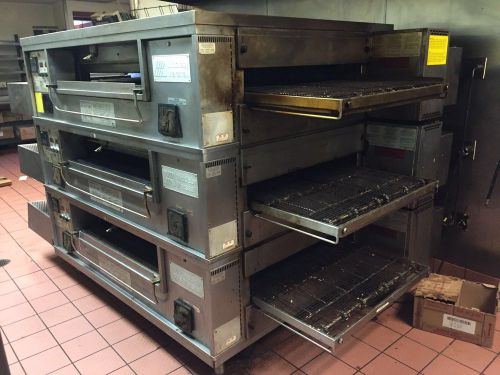 Middleby Marshall PS570G Triple Deck Conveyor Pizza Oven