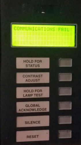 Fire Alarm Notifier LCD-80TM Annunciator