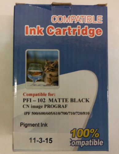 CANON COMPATIBLE INK PFI-102-MBK  (MATTE BLACK)