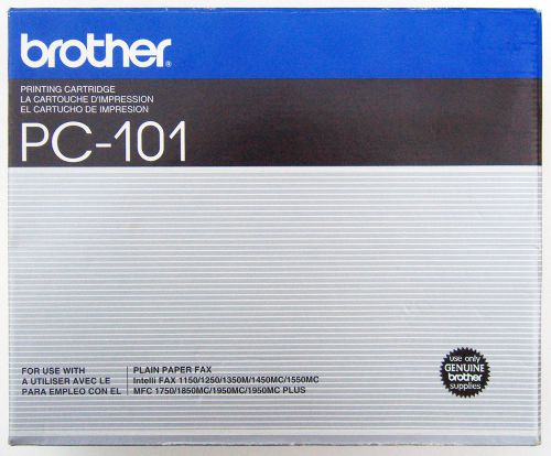 Genuine OEM BROTHER PC-101 Printing Cartridge for IntelliFax &amp; MFC NEW NIB