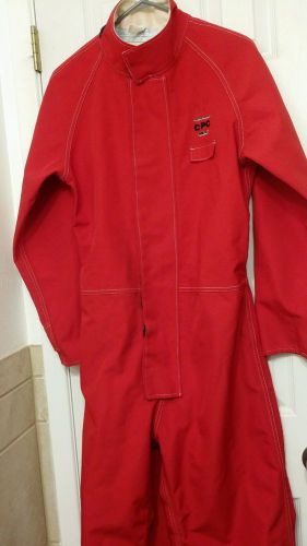 Ansell Small Red Sawyer-tower CPC Polyester Gore Chemical Splash Coveralls