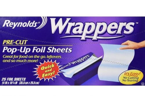 Reynolds Wrappers Aluminum Foil14inx10 1/4 in, 25 Sheets