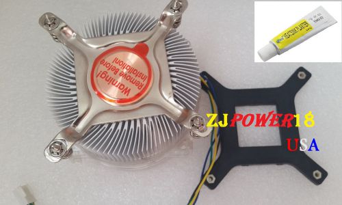 Aluminum Heatsink with fan for 50W/100W LED light Cooling DC12V
