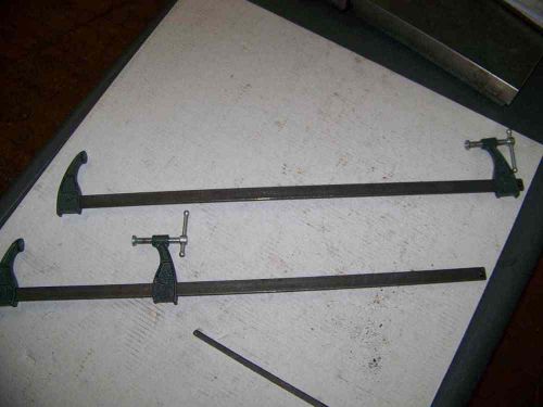 2 Foot adjustable steel bar clamp (1 - pair)