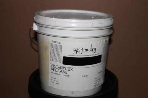 Overprint varnish, 15 lb bucket, Solarflex Fastdry, J.M. Fry